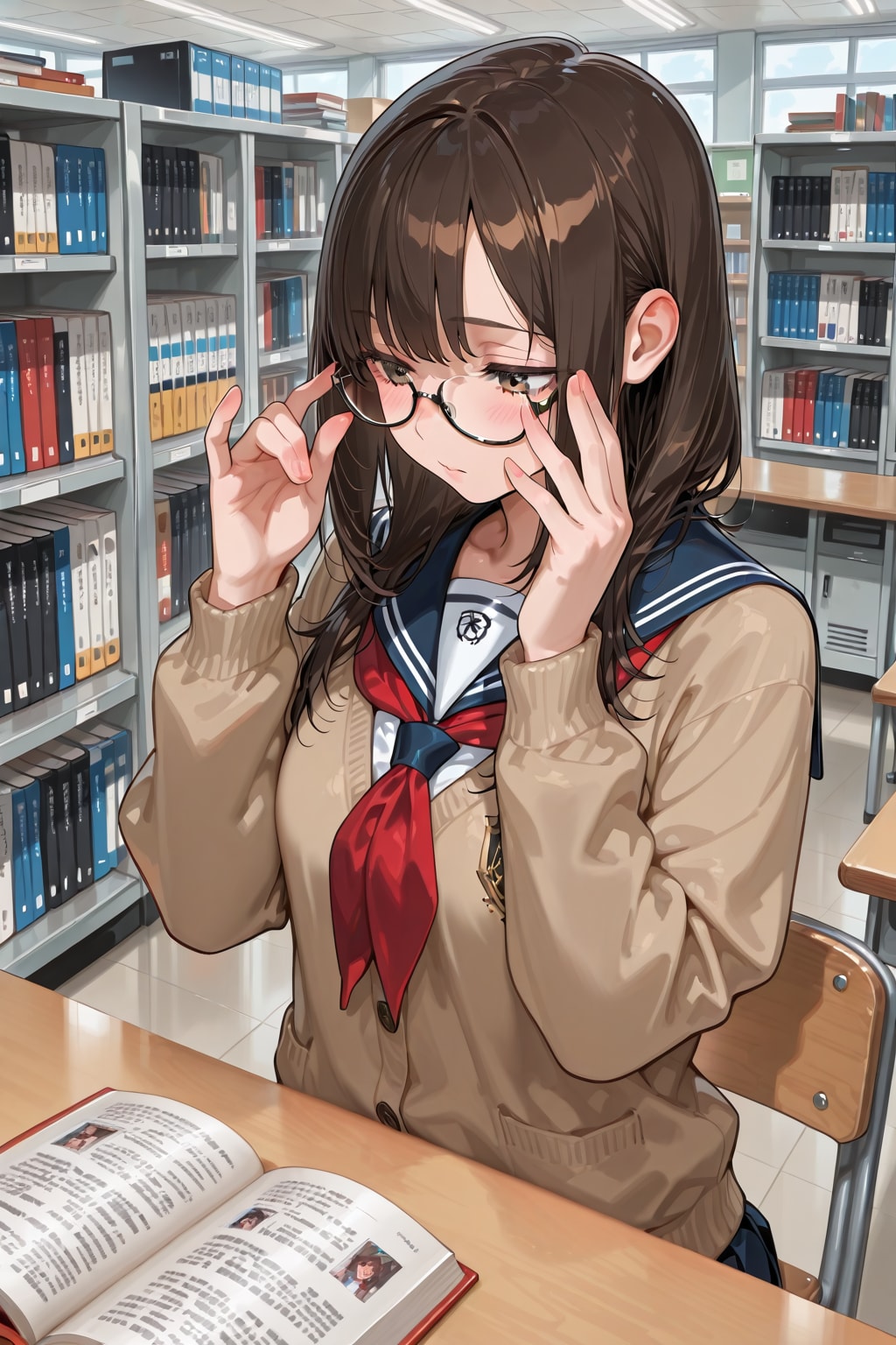 今日の眼鏡っ娘 4/19