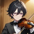 ヴァイオリンを弾く？短髪（主に黒髪短髪）少年（5枚） 3枚目