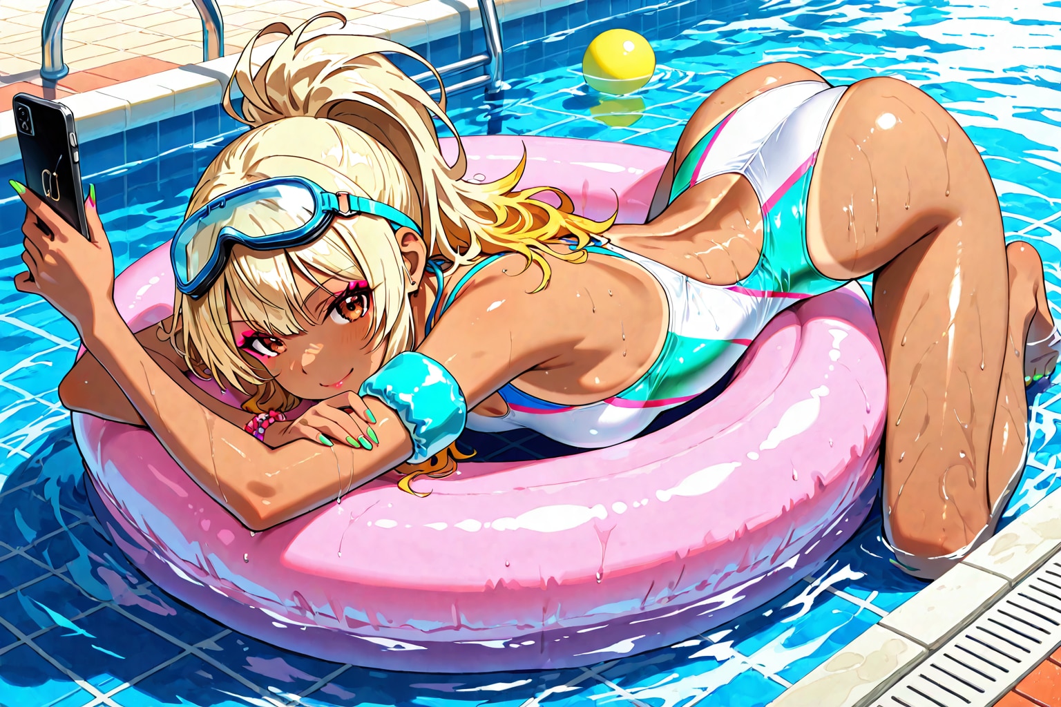 浮き輪が浮かないプール