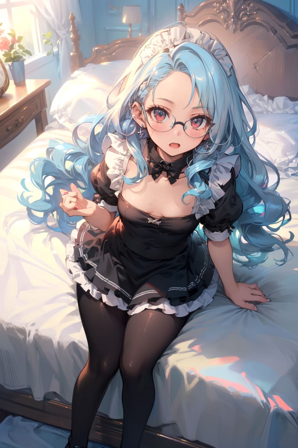 メイドの眼鏡っ娘