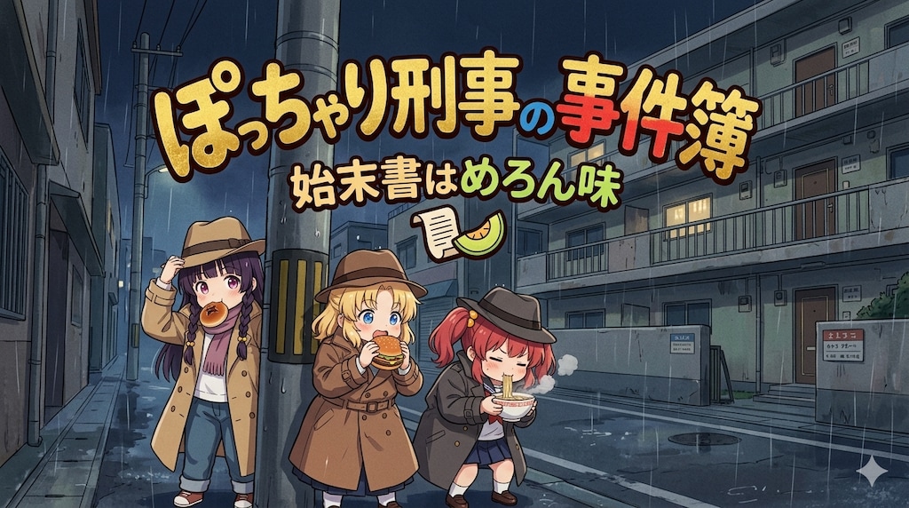 ぽっちゃり刑事の事件簿・始末書はめろん味