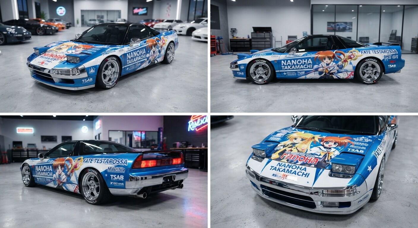 魔法少女リリカルなのは痛車NSX | の人気AIイラスト・グラビア
