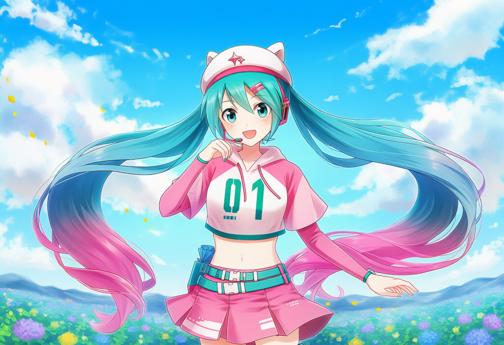 V4,5　ボカロ　ネコ　初音ミク