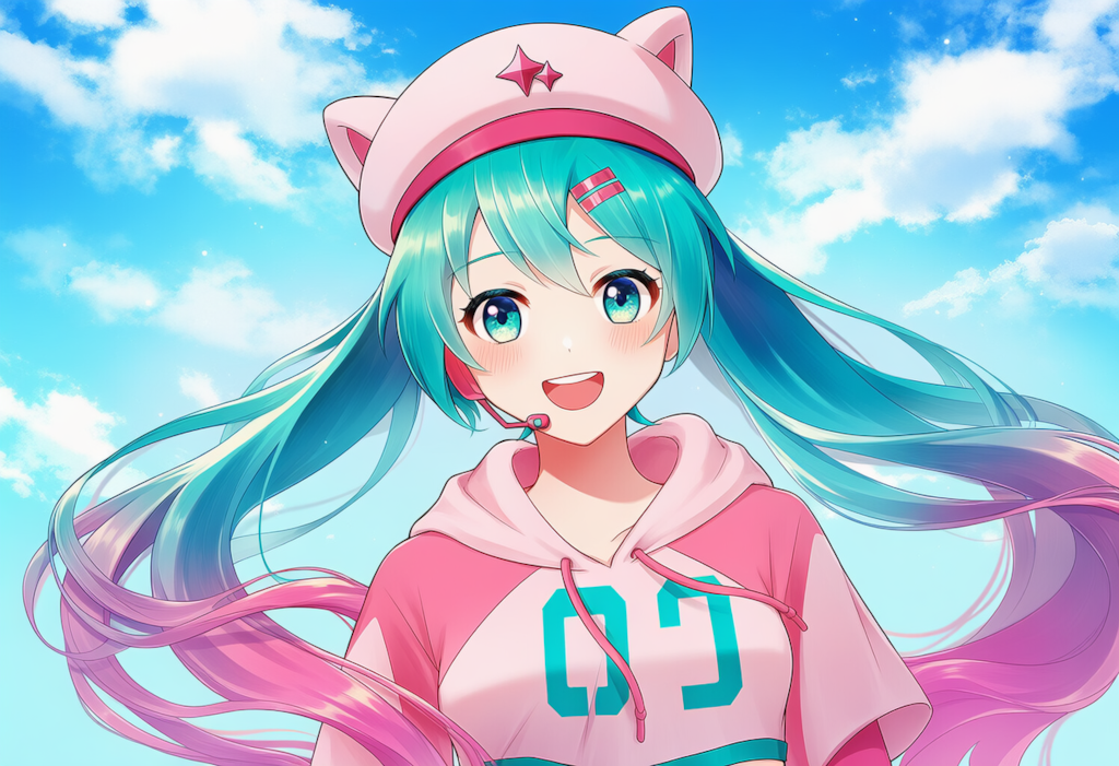 V4,5　ボカロ　ネコ　初音ミク