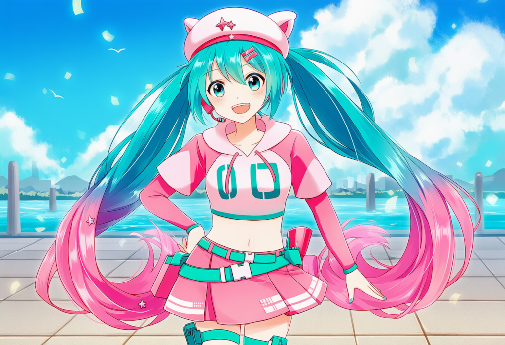 V4,5　ボカロ　ネコ　初音ミク