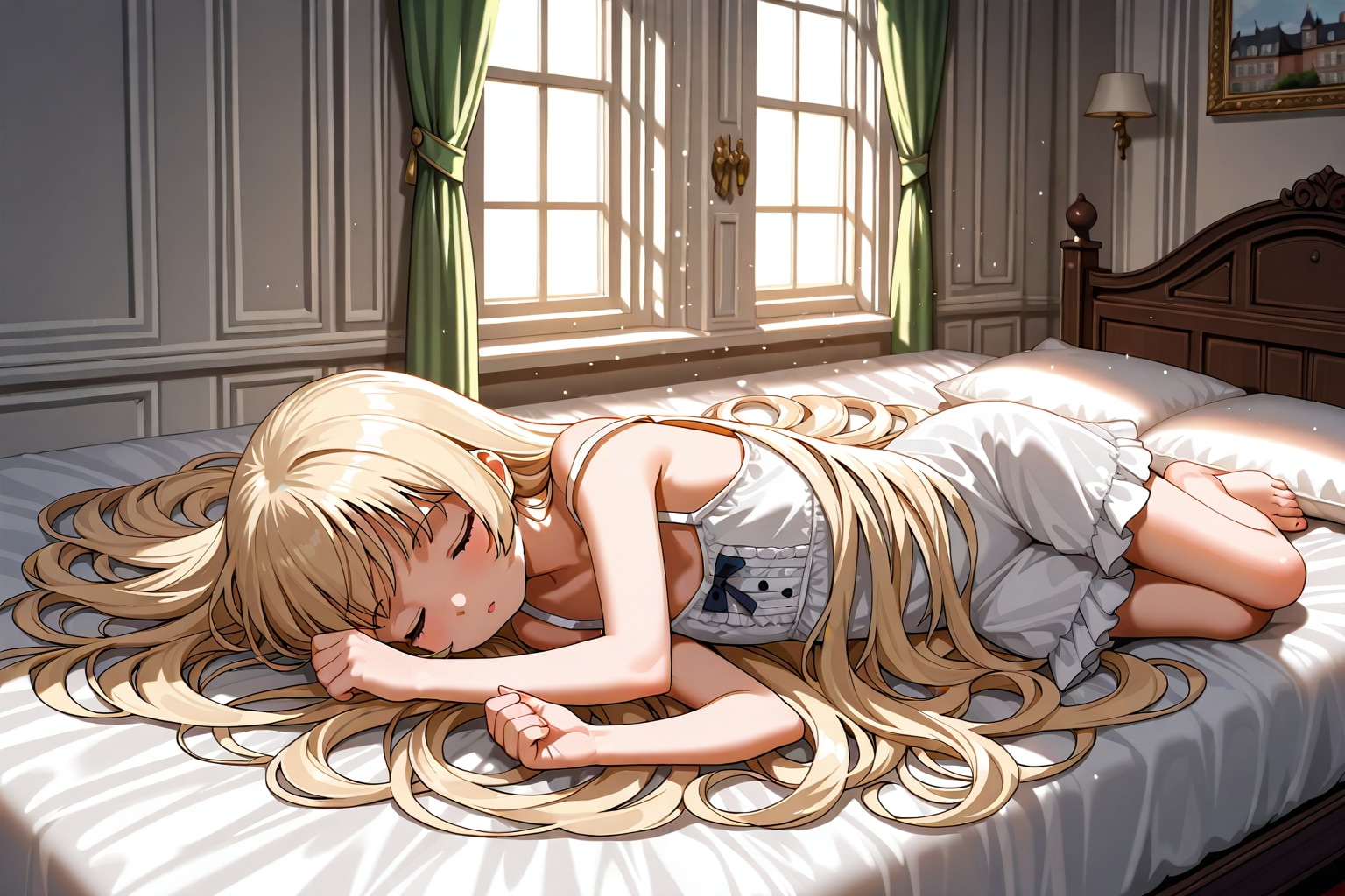 微睡みの少女 | の人気AIイラスト・グラビア