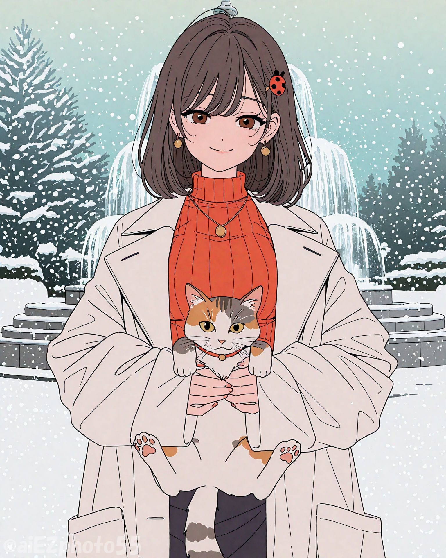 猫散歩 | の人気AIイラスト・グラビア