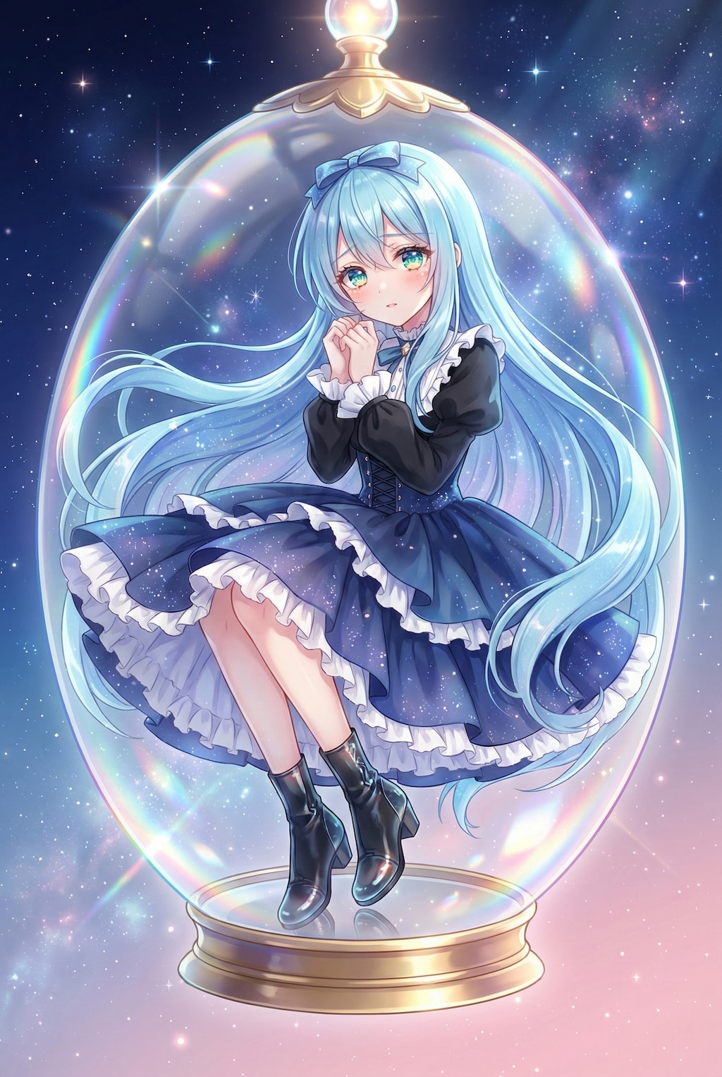 星屑の蒼き水晶