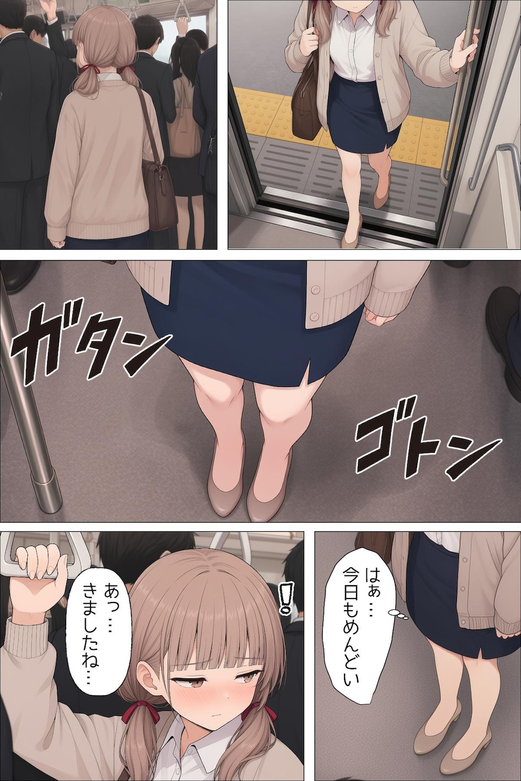 【短編漫画】日替わりさゆりさんの通勤3日目