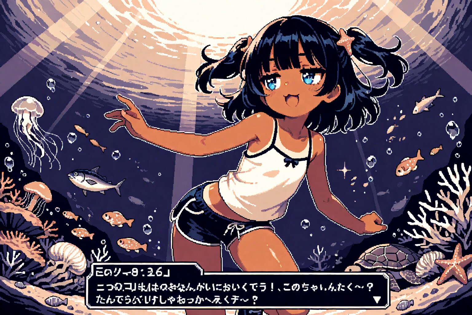 レトロゲーム風なこなつ