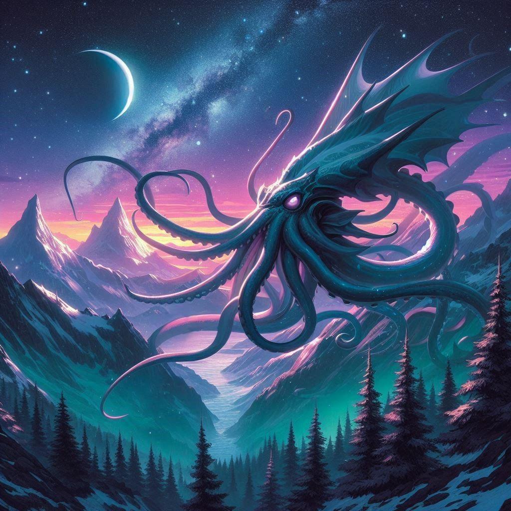 フライングクラーケン | の人気AIイラスト・グラビア