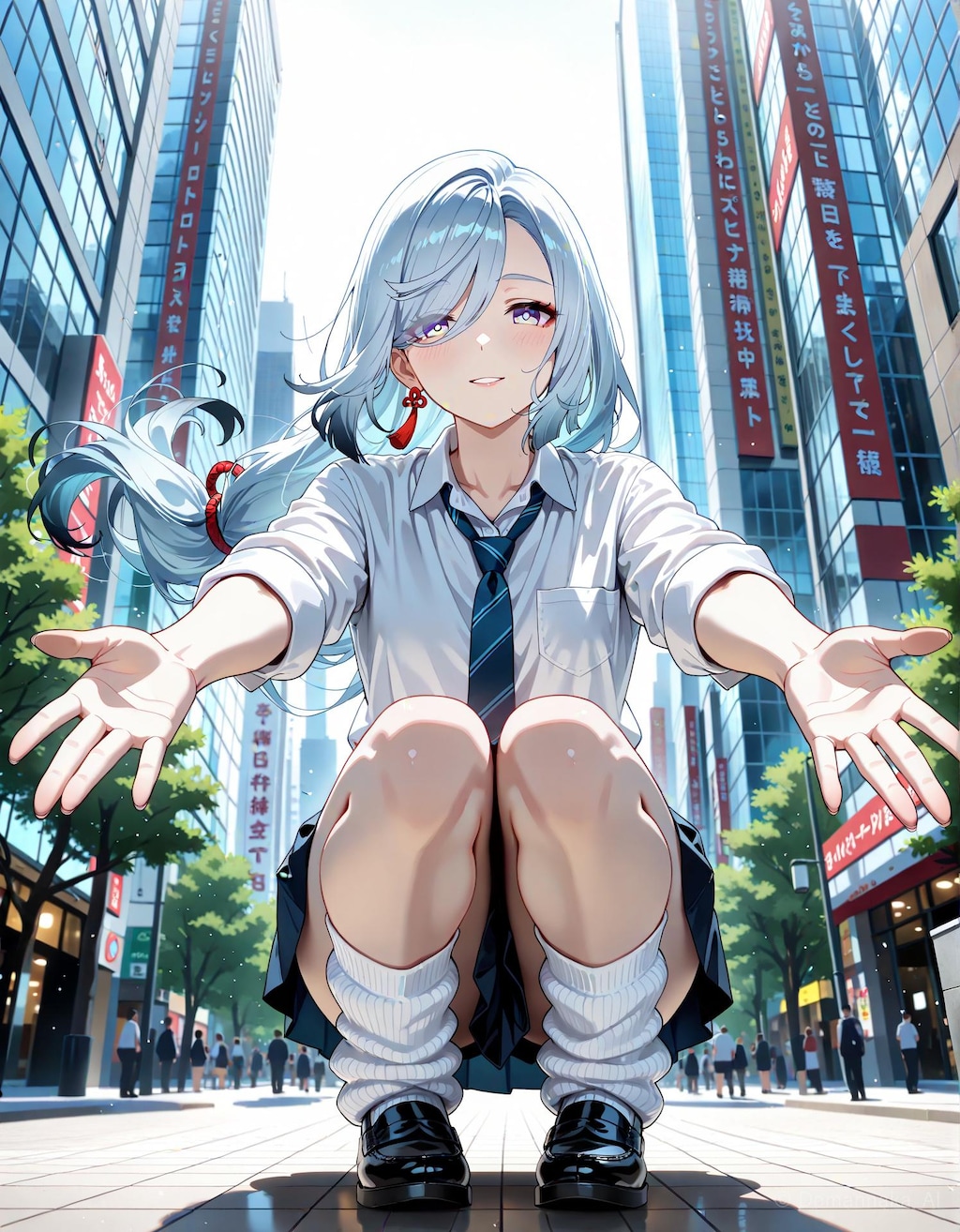 申鶴 / 学生 (SFW)