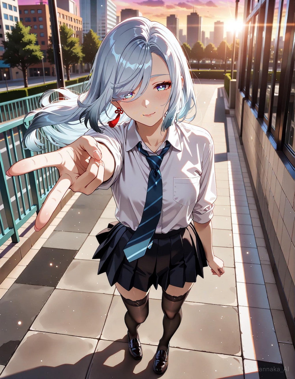 申鶴 / 学生 (SFW)