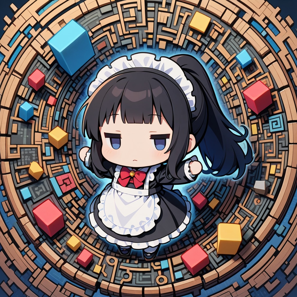 メイドちゃんと変な部屋