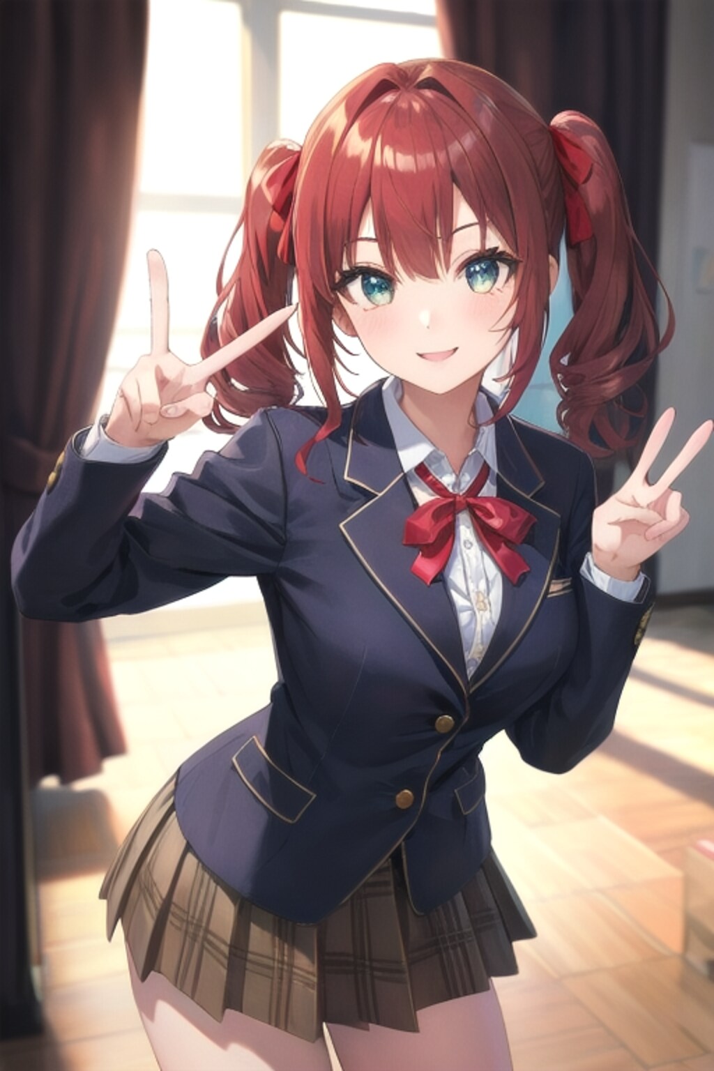 ダブルピース〜♪