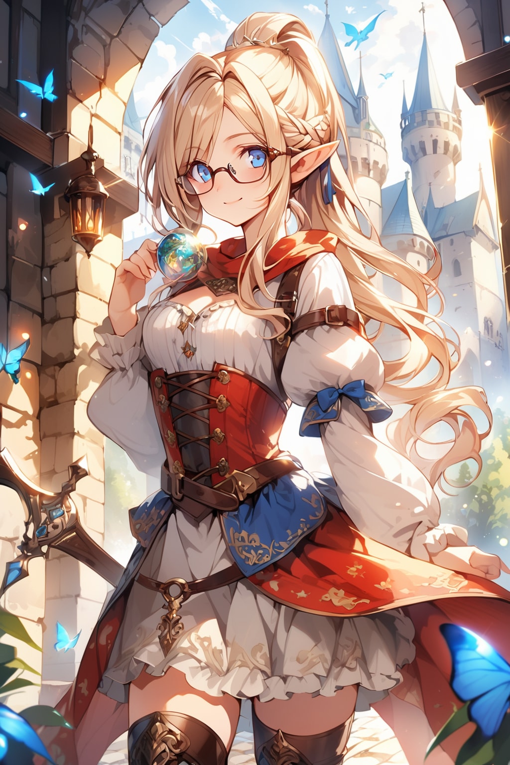 眼鏡エルフおねーさん