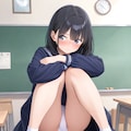 体育座り 2枚目