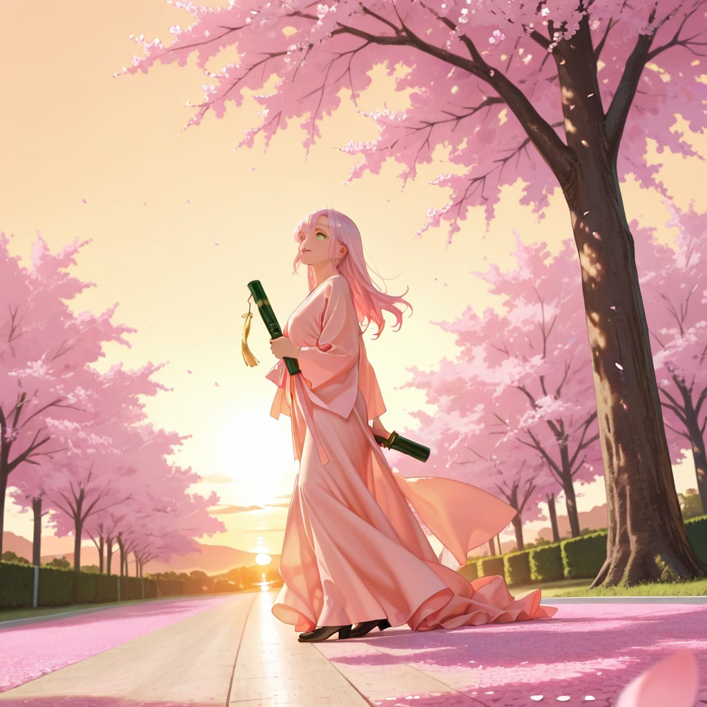 未来へ続く一本道