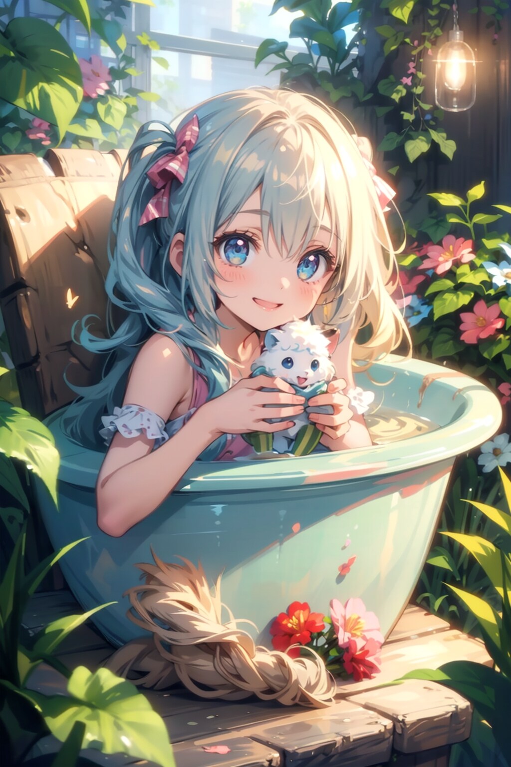 ファンタジーの世界の風呂