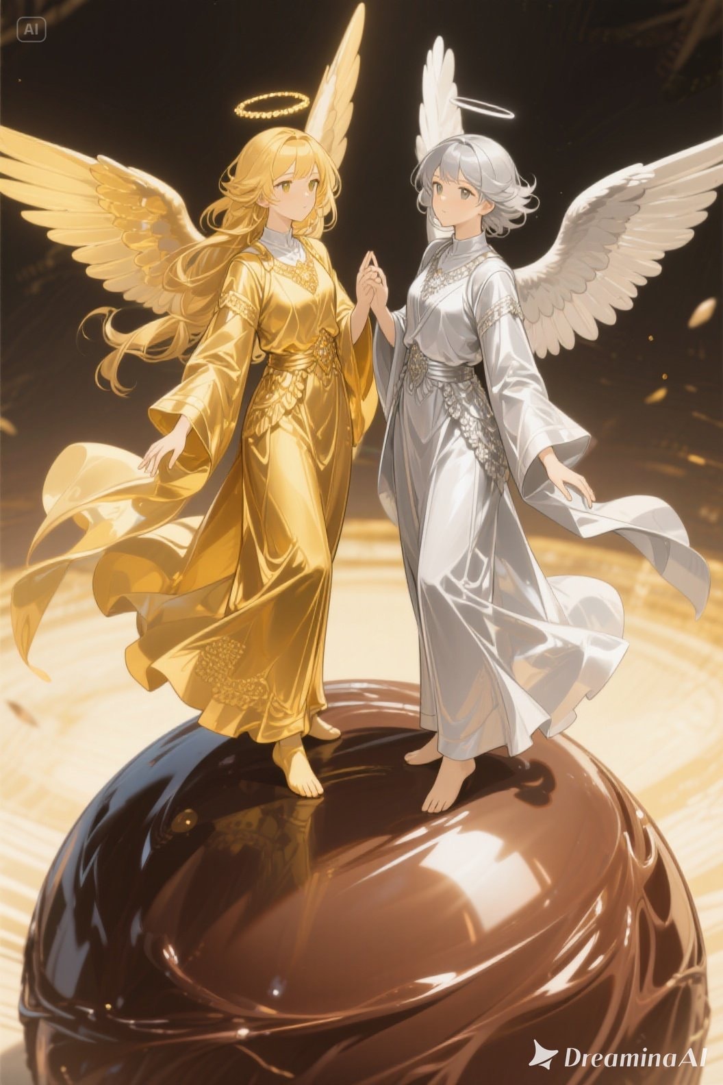 金と銀のエンゼル523 | の人気AIイラスト・グラビア