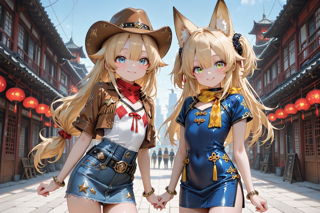 ポン出しツーショット