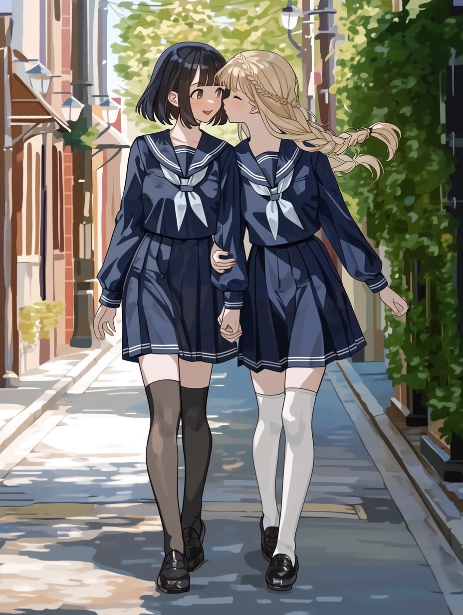 キスしたい二人のJK208
