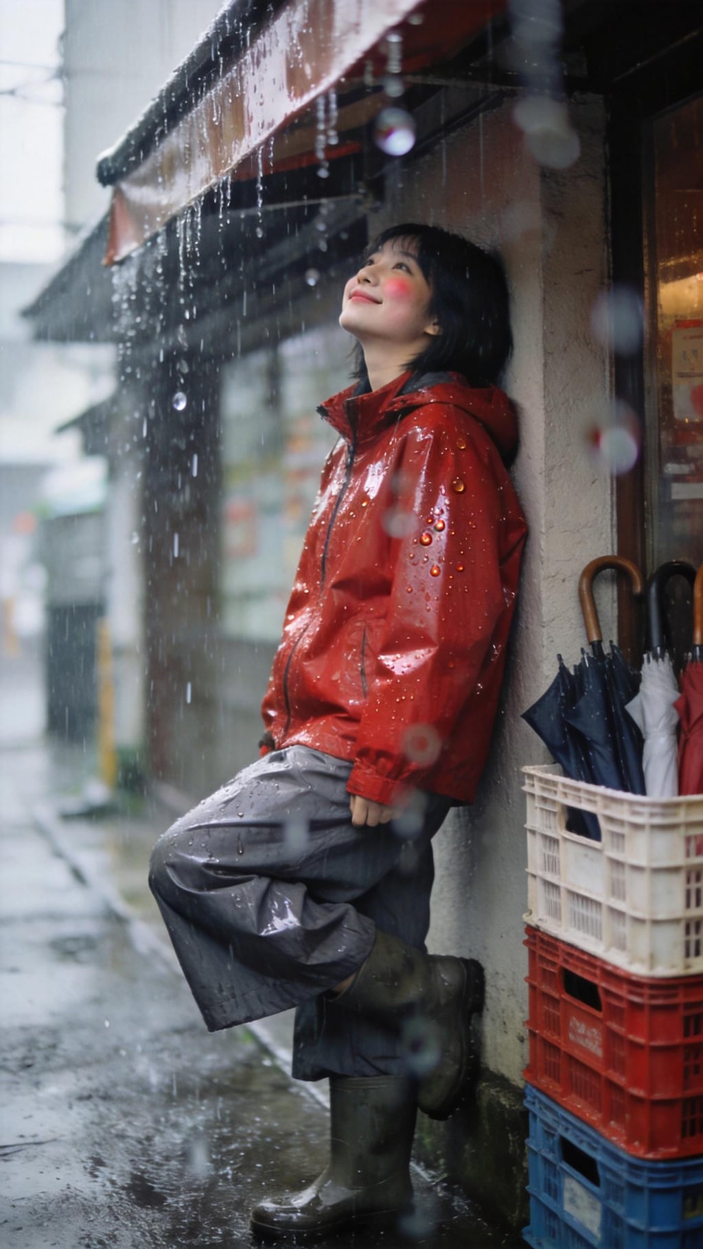 Rain Caught Between Fingertips