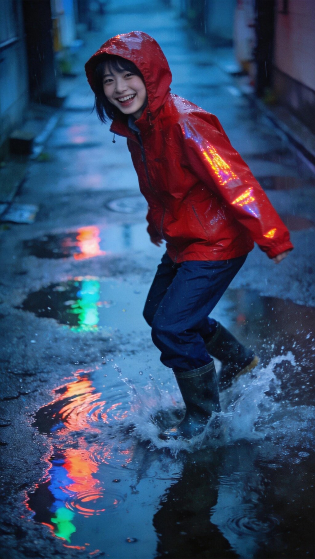Rain Caught Between Fingertips