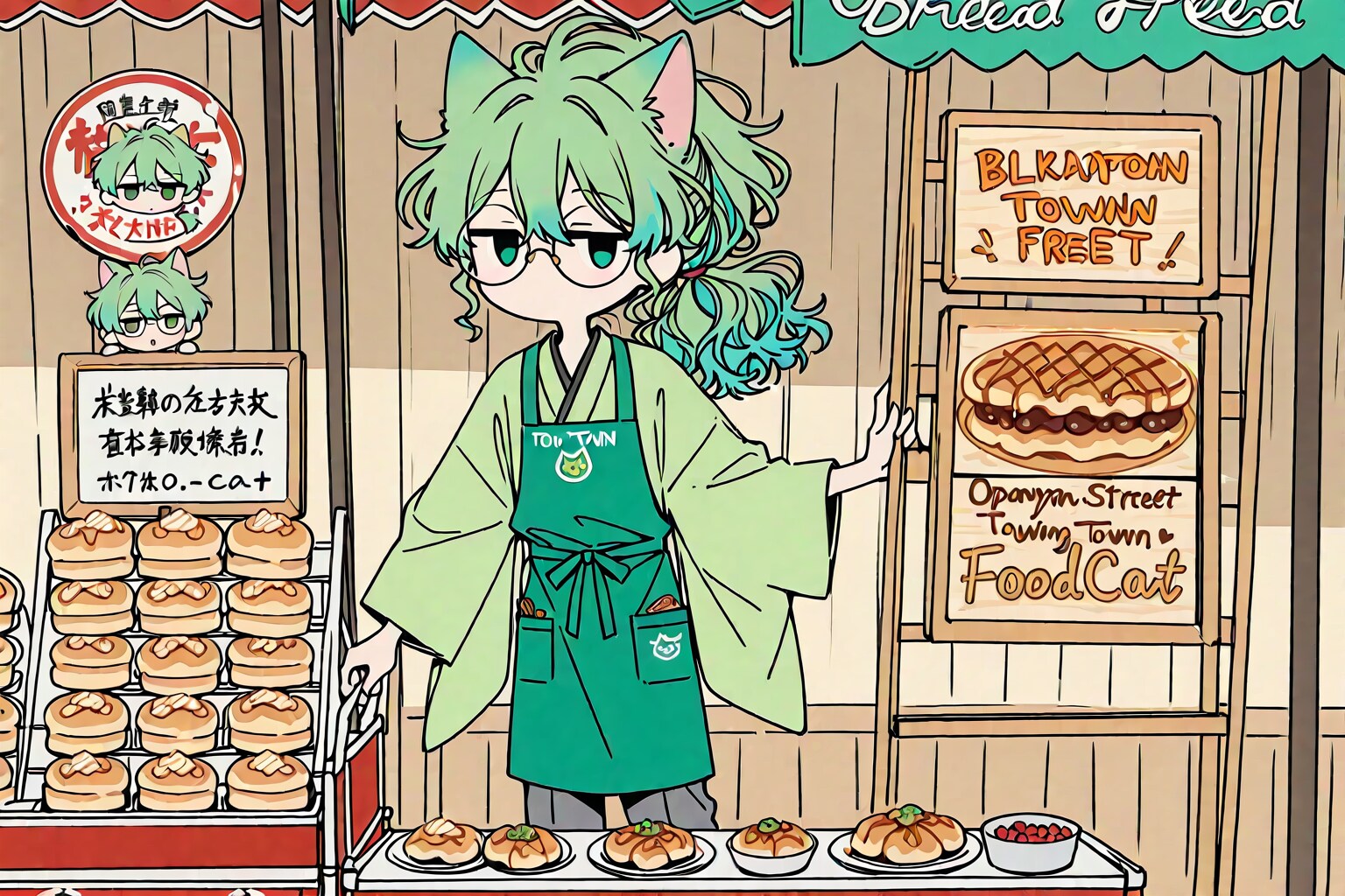 今日の任意焼き | の人気AIイラスト・グラビア
