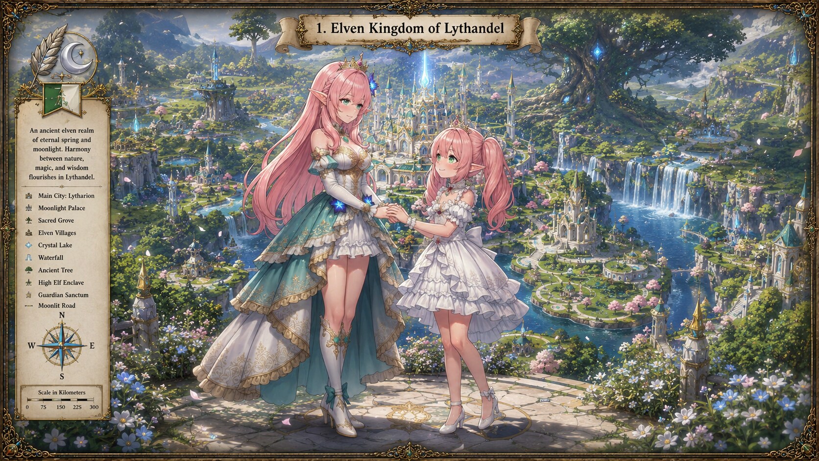 World Asterra, Elven kingdom of Lythandel | の人気AIイラスト・グラビア