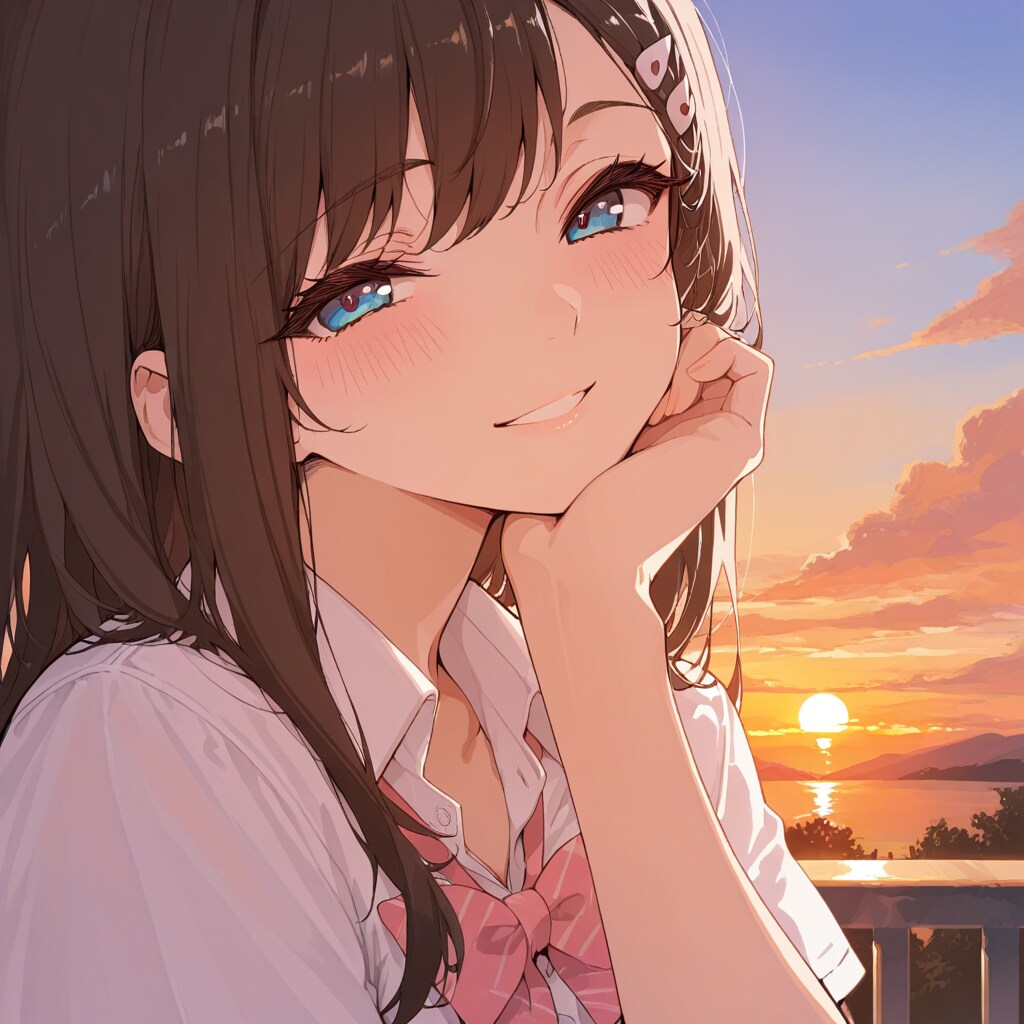 夕暮れ染まる帰り道（３）