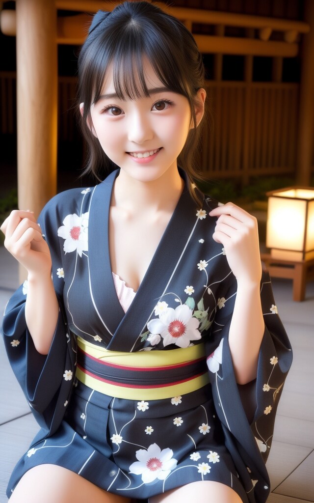 暑い日には浴衣の美女で涼みましょう4