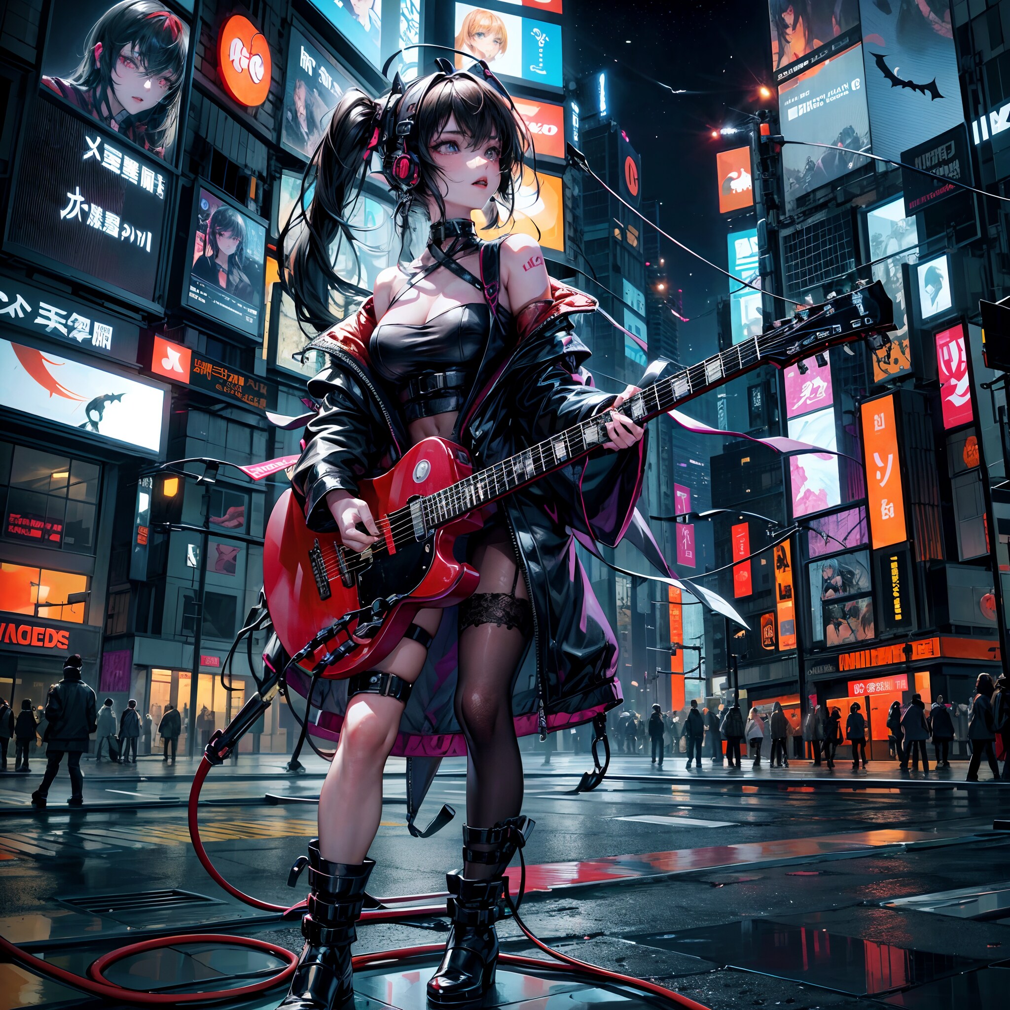 渋谷に降り立つrocker