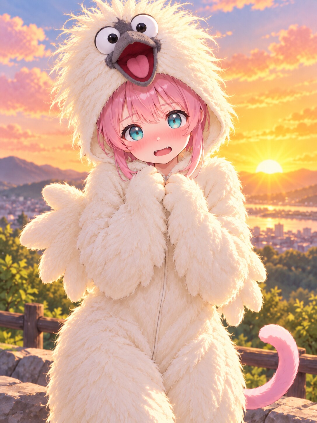 おはよ烏骨鶏！ | の人気AIイラスト・グラビア