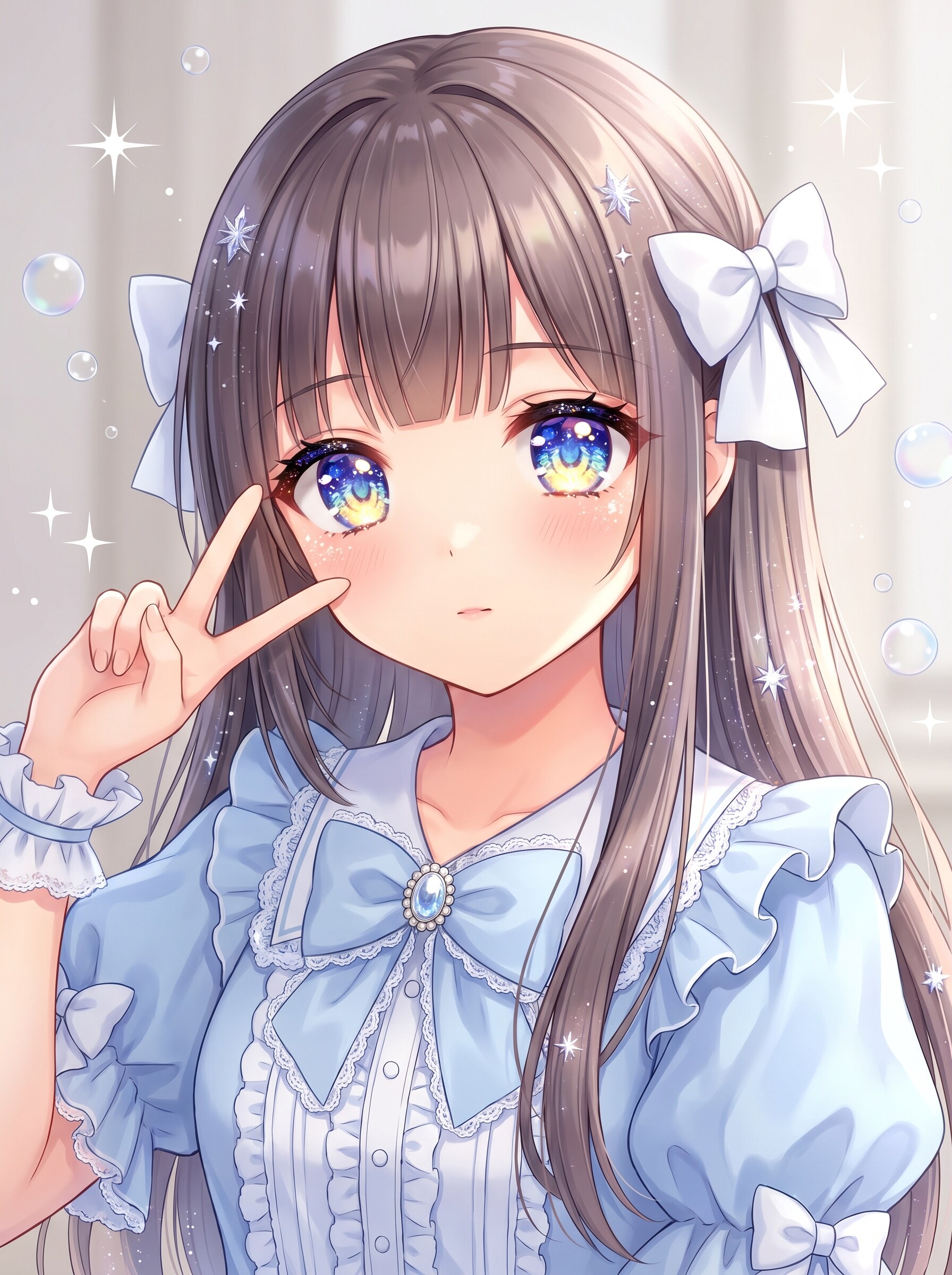 蒼紗綺飾の微笑