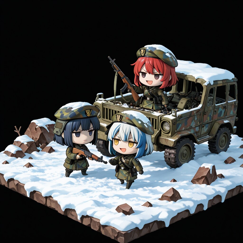 雪上戦線ジオラマ風