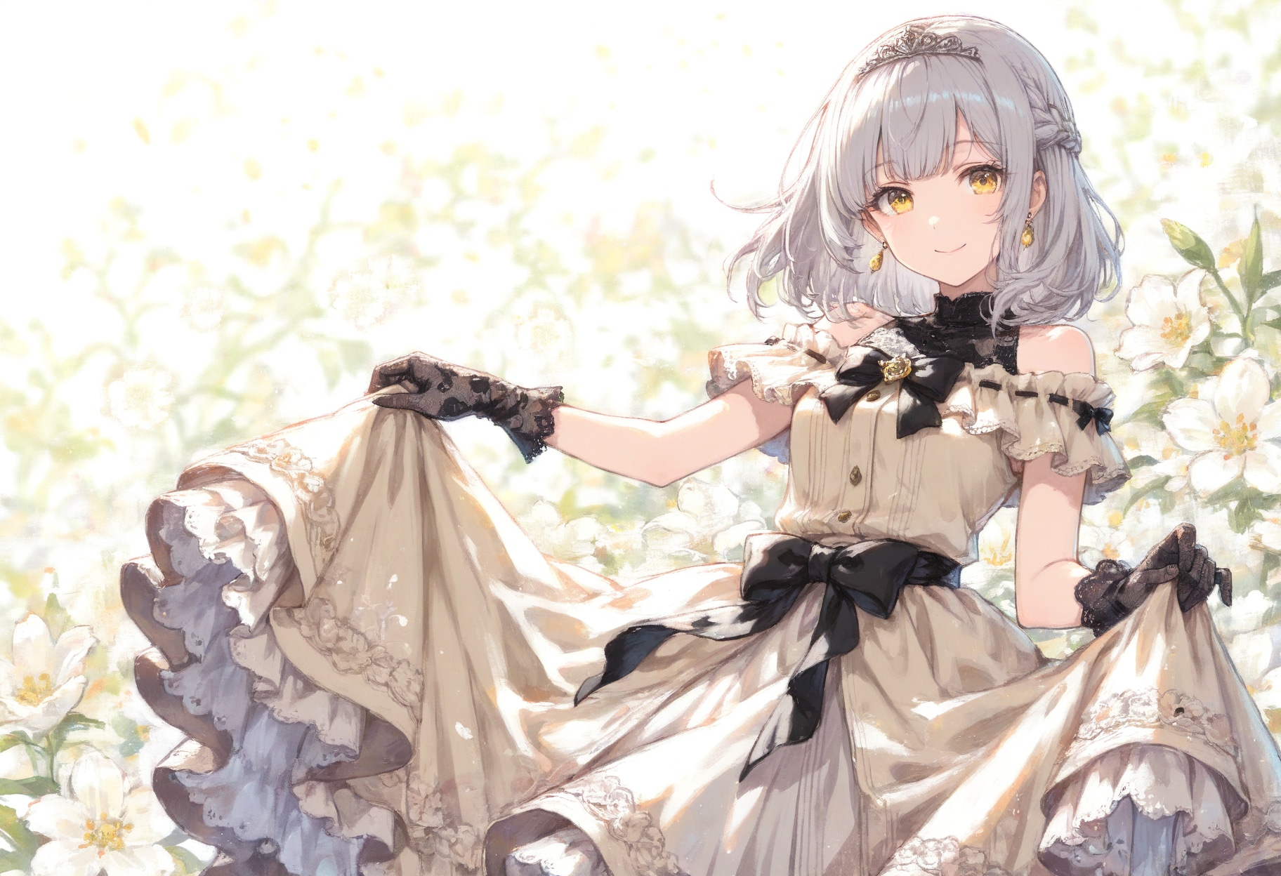 看板娘　flowers