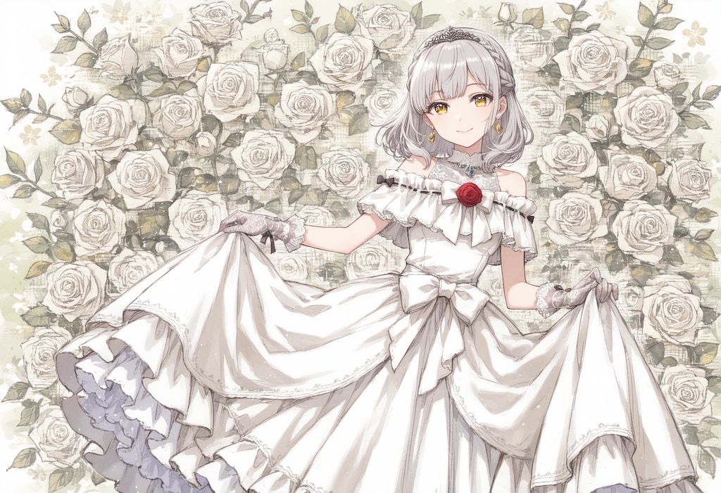 看板娘　flowers