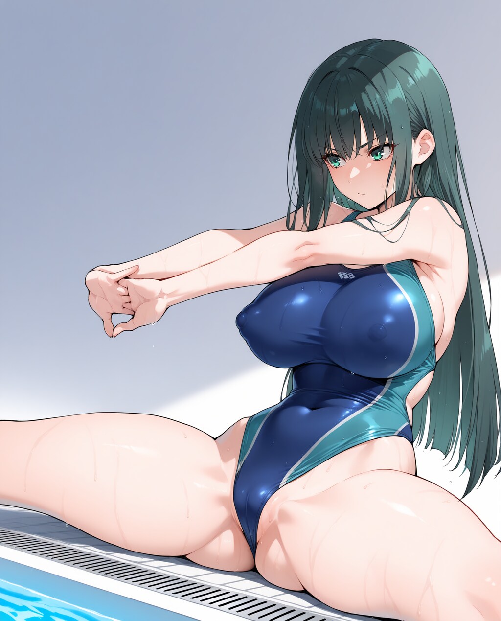 むちむち競泳水着