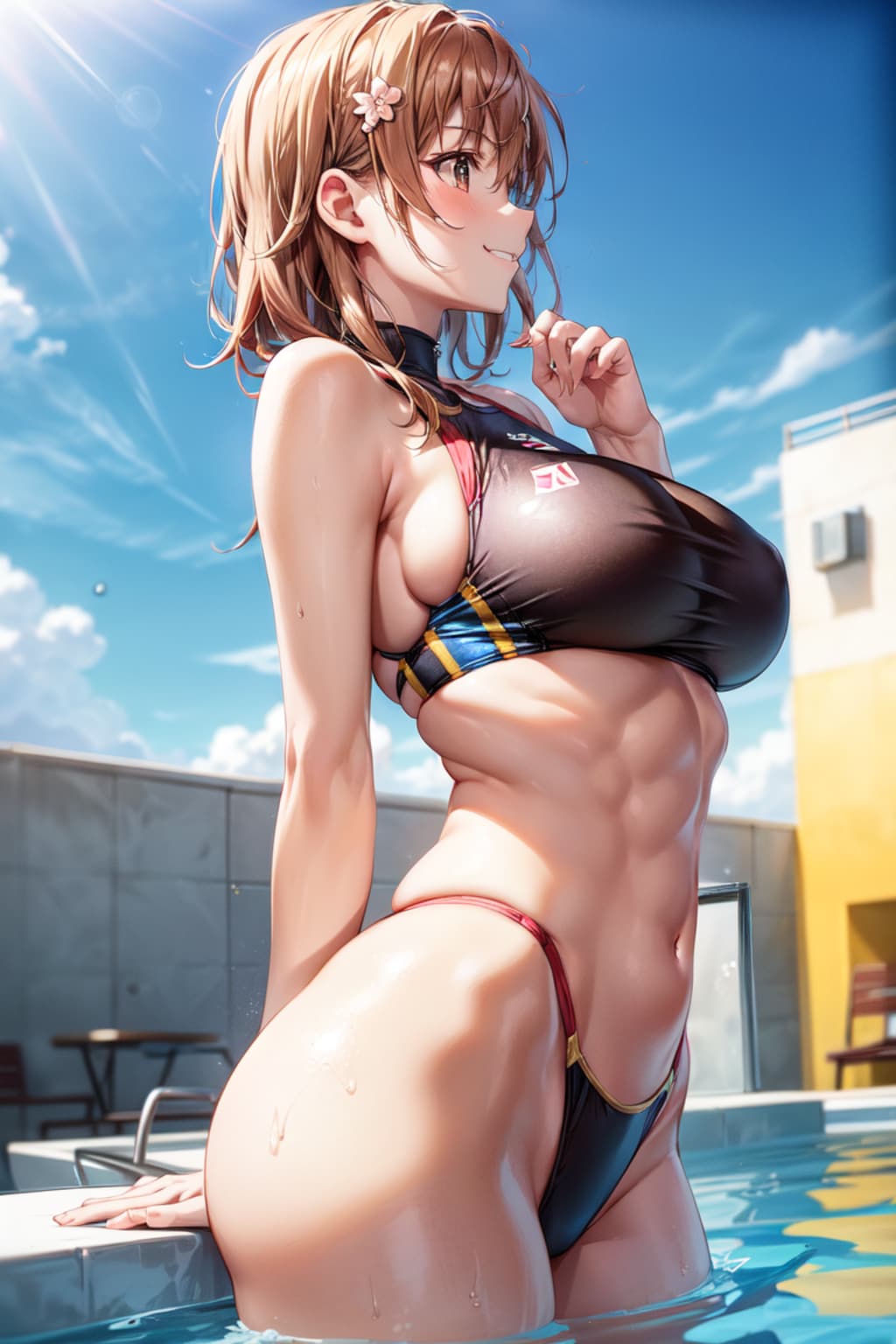 とある美琴さんのグラマラスボディですの