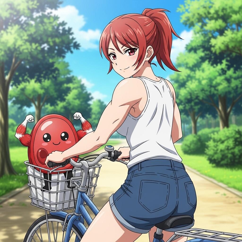 赤ぽにちゃんと マッスルレッド