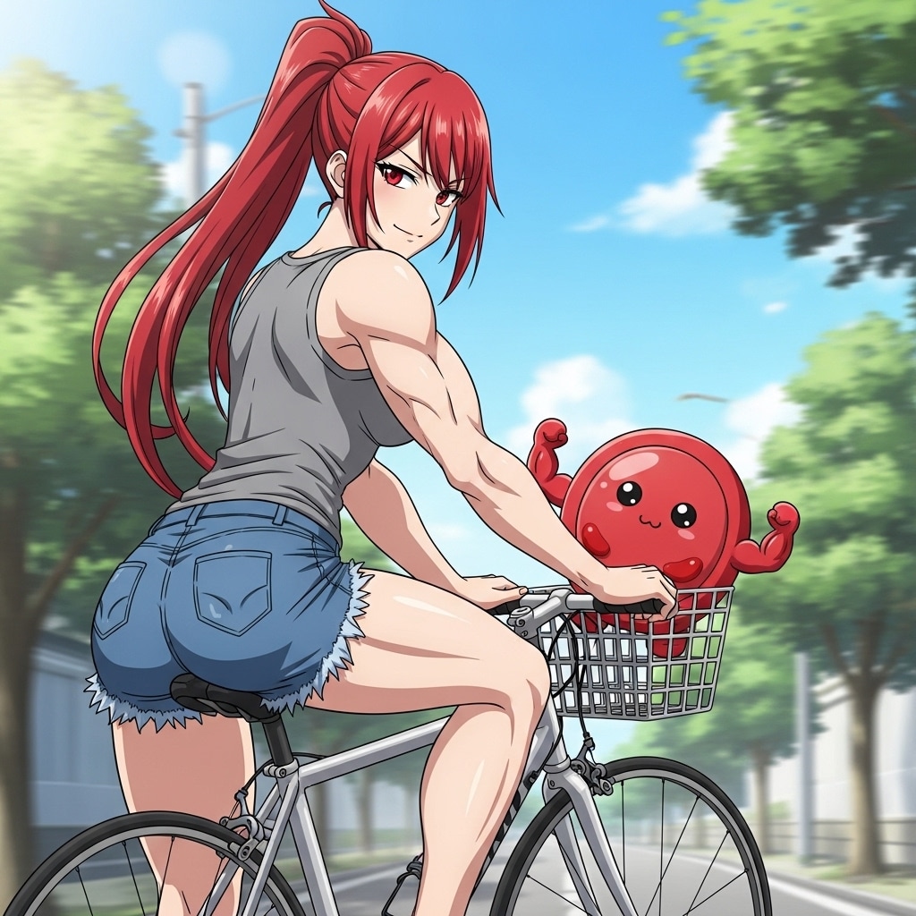 赤ぽにちゃんと マッスルレッド