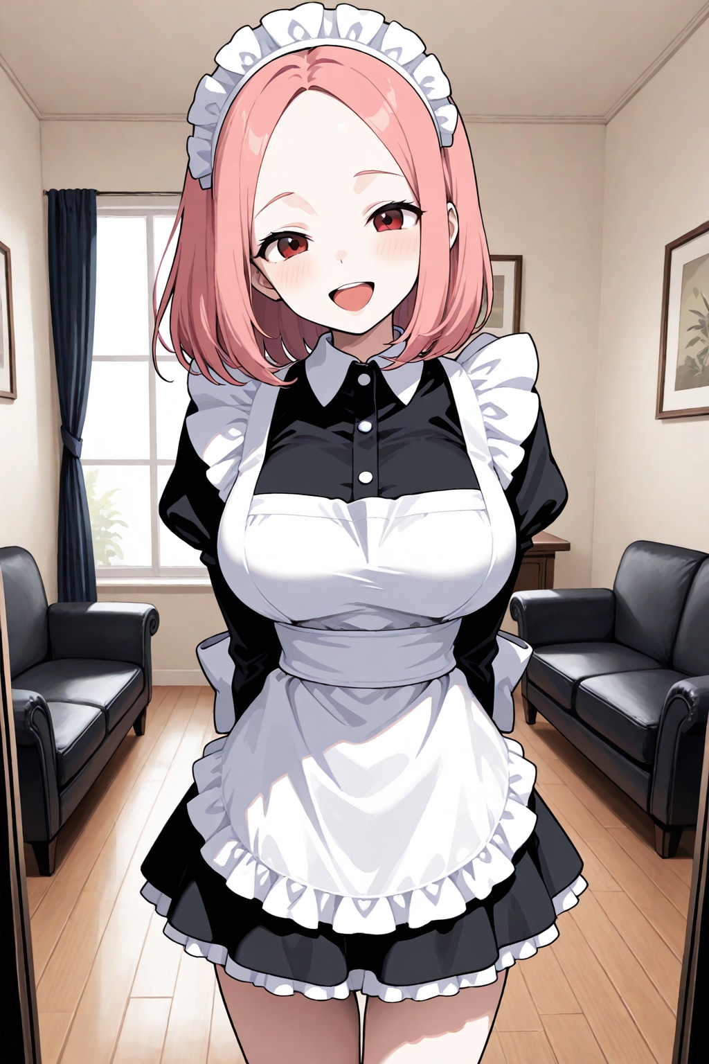 ピンク髪メイド(LILY)