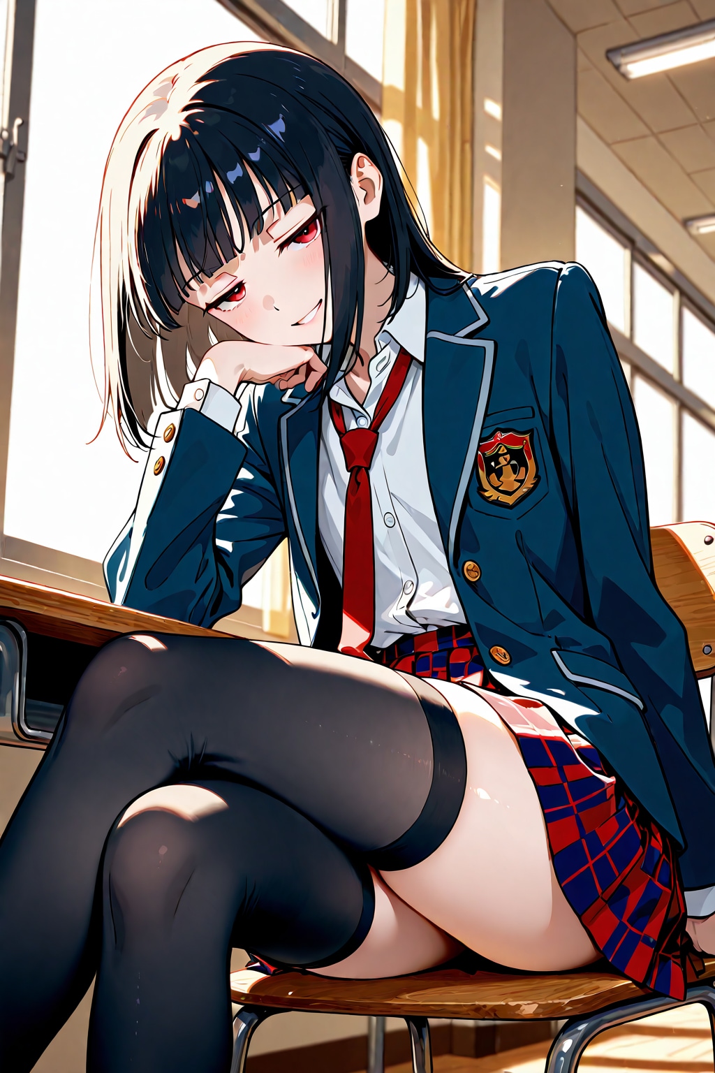 小悪魔があざ笑う男子のサガ #絶対領域