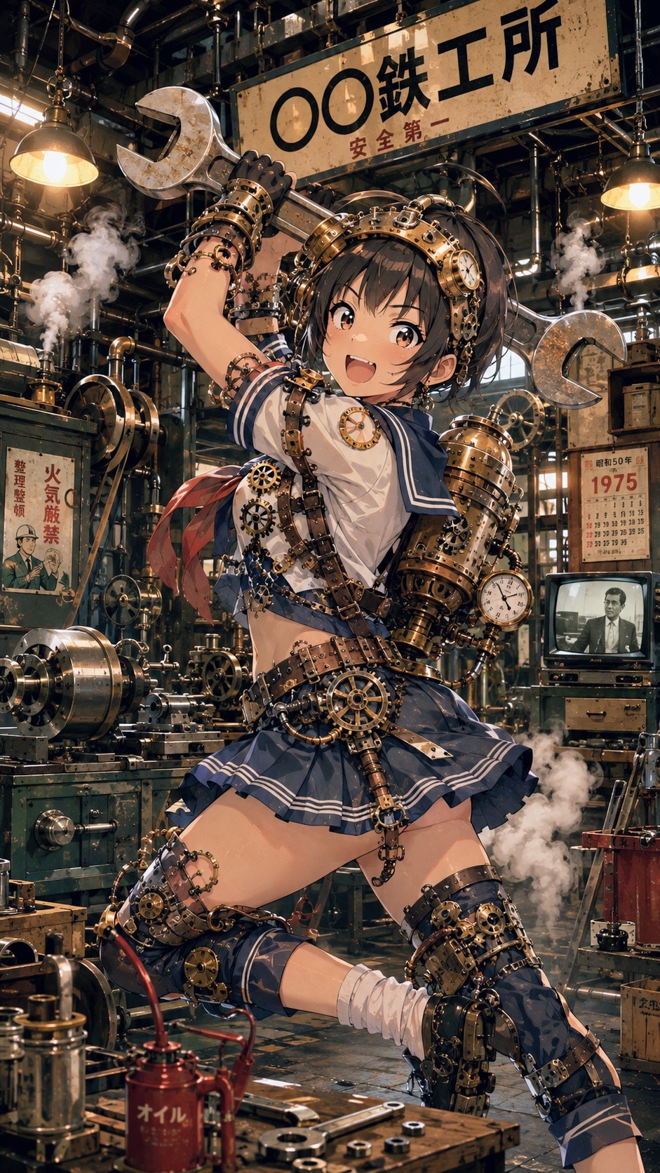 スチパン鉄工所お姉やん🔧 | の人気AIイラスト・グラビア