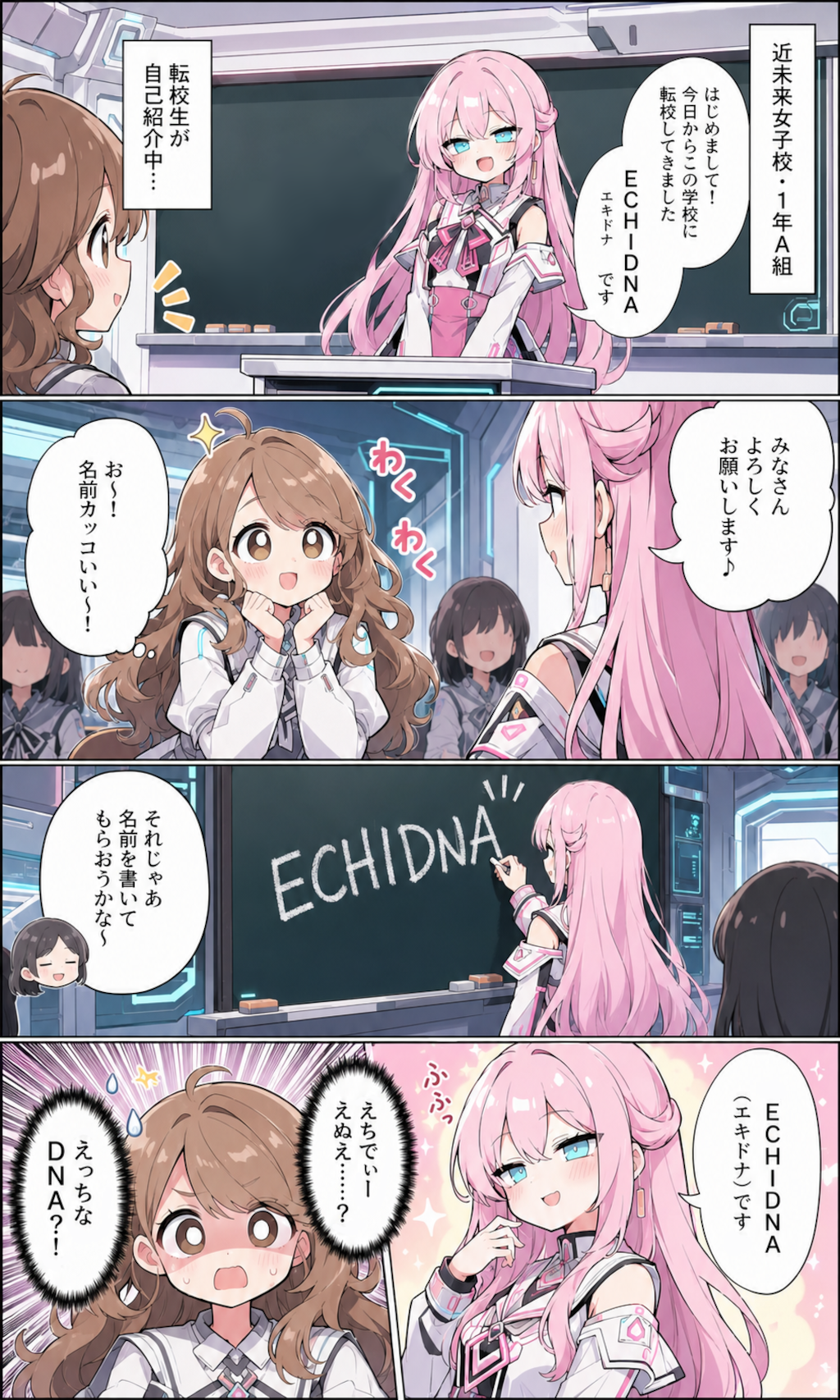 がんばれ！ECHIDNAちゃん！