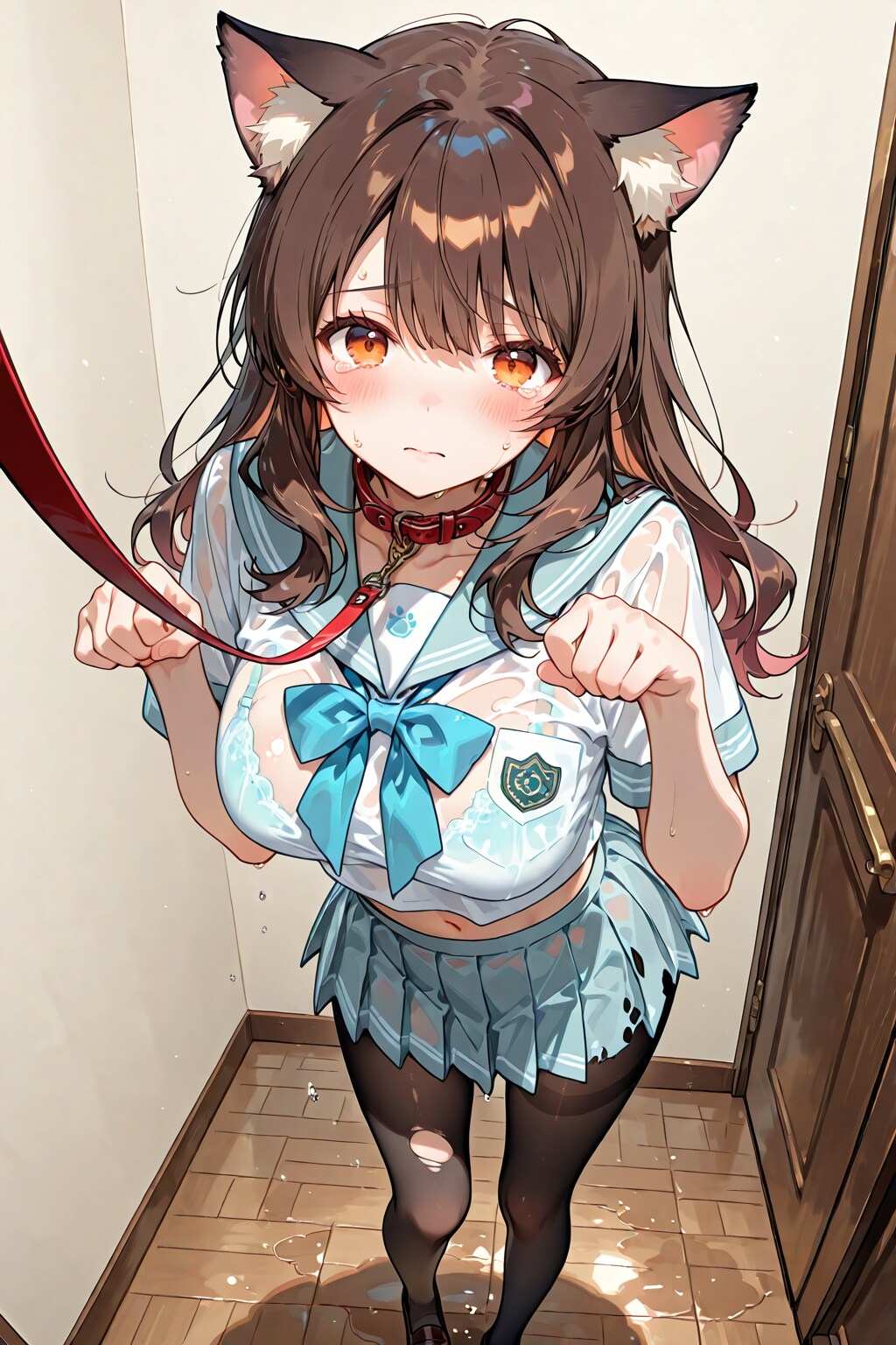 猫は水が苦手なはず