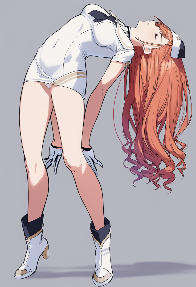 ブルアカオペレーター服　後ろ反り58