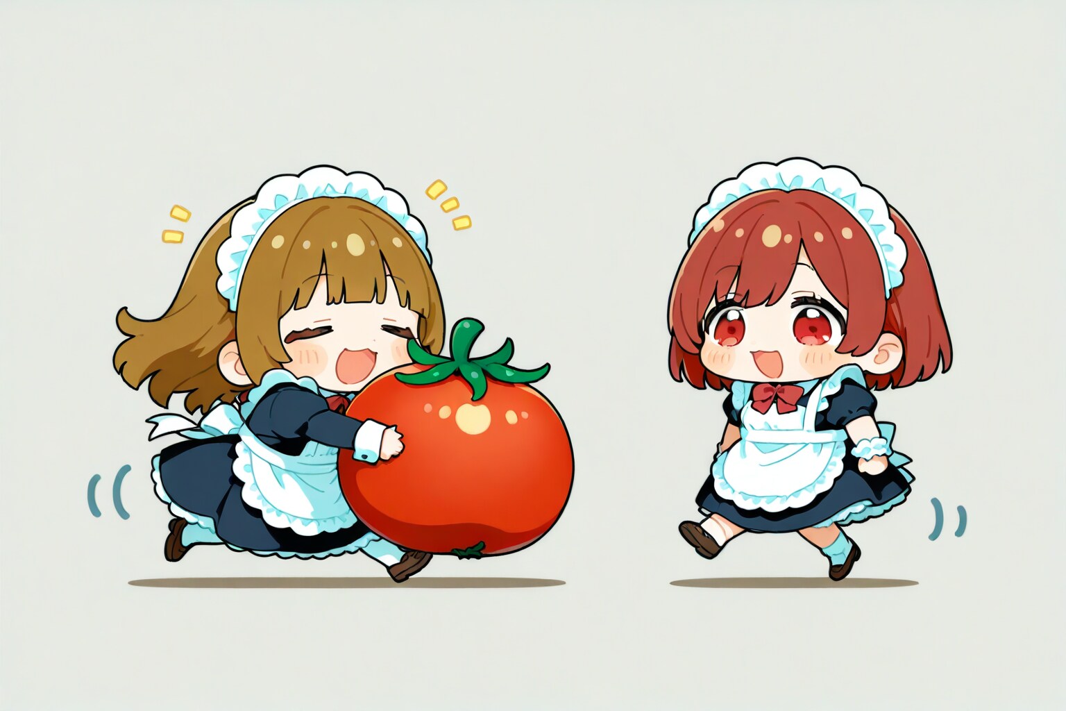 ご主人さまにトマトサラダを！ | の人気AIイラスト・グラビア