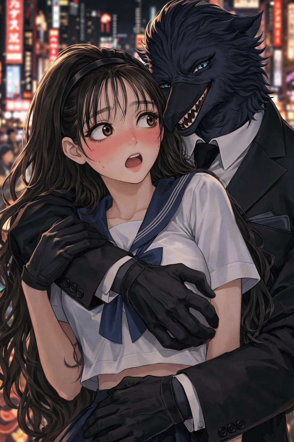 夜の繁華街へ来てはいけないよ